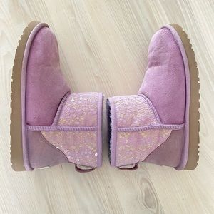 Purple UGG Shortie boots Sz 8